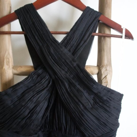 Halston Heritage Ombré Chiffon Halter Dress - Picture 5 of 5